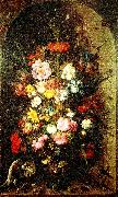 Roelant Savery blomsterstycke oil painting